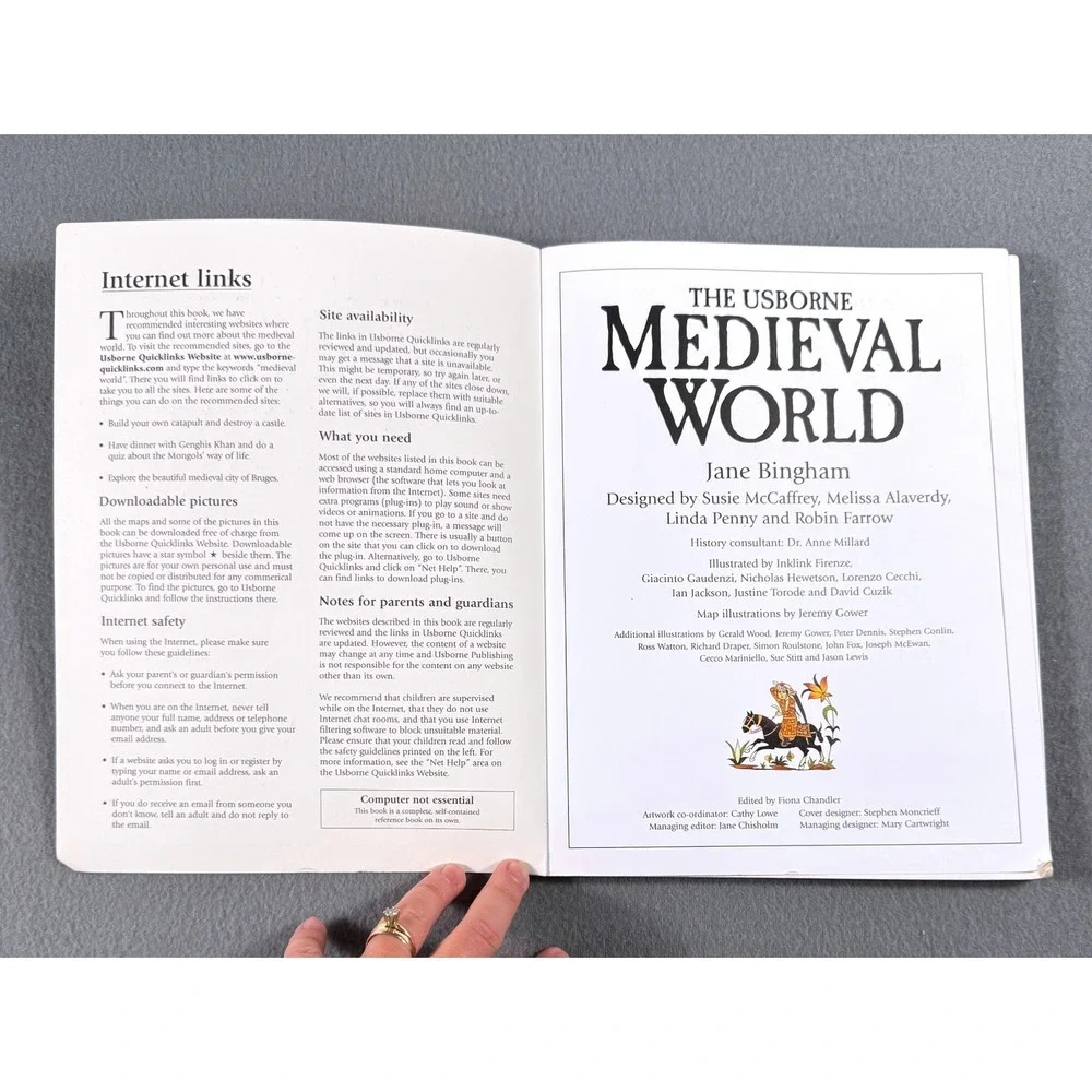 Usborne Internet-Linked Medieval‎ World History Homeschool Educational Learning
